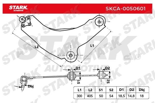 Stark SKCA-0050601 Рычаг подвески SKCA0050601: Отличная цена - Купить в Польше на 2407.PL!