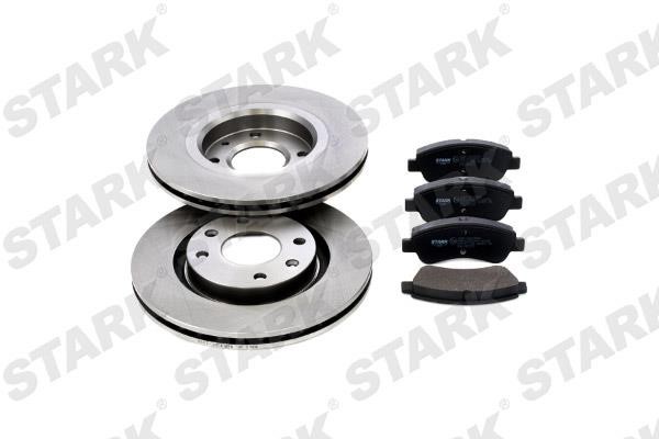 Stark SKBK-1090013 Front ventilated brake discs with pads, set SKBK1090013: Buy near me in Poland at 2407.PL - Good price!