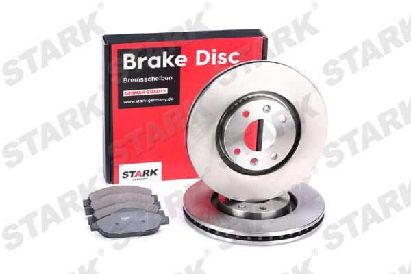 Stark SKBK-1090242 Front ventilated brake discs with pads, set SKBK1090242: Buy near me in Poland at 2407.PL - Good price!