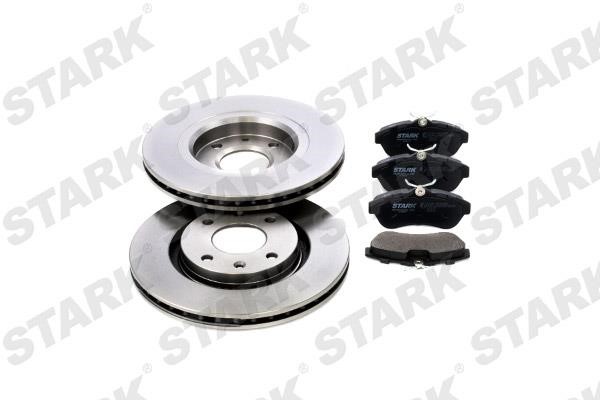 Stark SKBK-1090190 Front ventilated brake discs with pads, set SKBK1090190: Buy near me in Poland at 2407.PL - Good price!