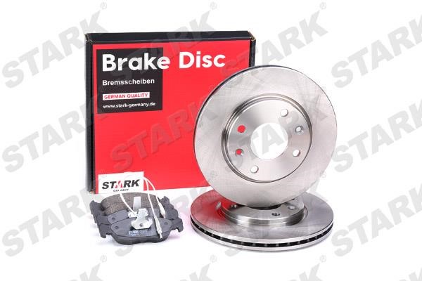 Stark SKBK-1090282 Front ventilated brake discs with pads, set SKBK1090282: Buy near me in Poland at 2407.PL - Good price!