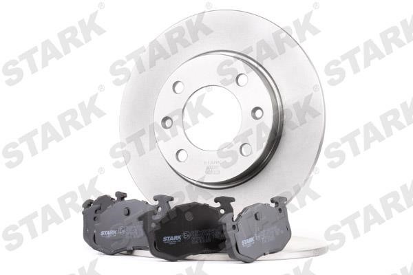 Stark SKBK-1090300 Brake discs with pads rear non-ventilated, set SKBK1090300: Buy near me in Poland at 2407.PL - Good price!