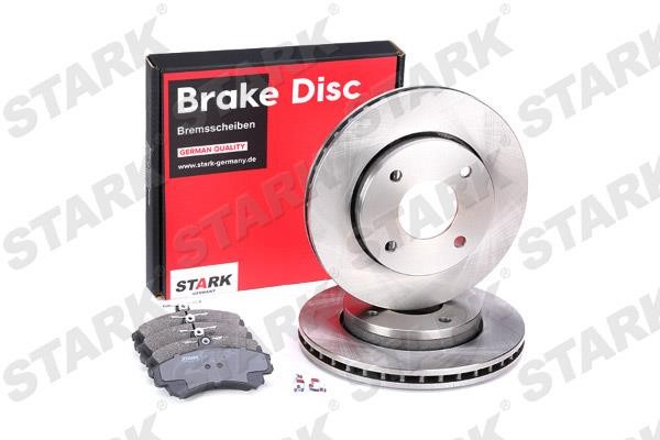 Stark SKBK-1090230 Front ventilated brake discs with pads, set SKBK1090230: Buy near me in Poland at 2407.PL - Good price!