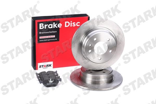 Stark SKBK-1090221 Brake discs with pads rear non-ventilated, set SKBK1090221: Buy near me in Poland at 2407.PL - Good price!