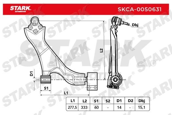 Stark SKCA-0050631 Рычаг подвески SKCA0050631: Отличная цена - Купить в Польше на 2407.PL!