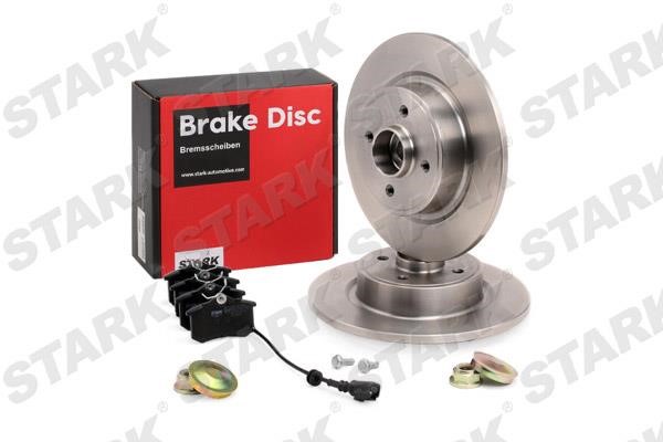 Stark SKBK-1090089 Brake discs with pads rear non-ventilated, set SKBK1090089: Buy near me in Poland at 2407.PL - Good price!