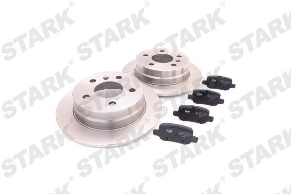 Stark SKBK-1090067 Brake discs with pads rear non-ventilated, set SKBK1090067: Buy near me in Poland at 2407.PL - Good price!