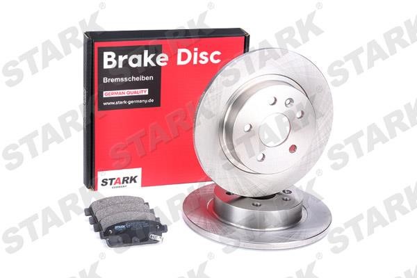 Stark SKBK-1090213 Brake discs with pads rear non-ventilated, set SKBK1090213: Buy near me in Poland at 2407.PL - Good price!
