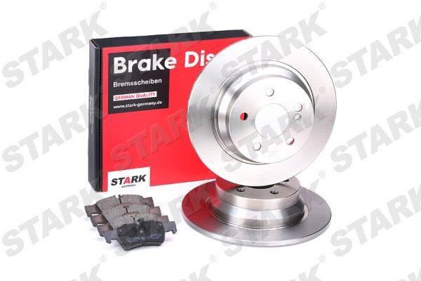 Stark SKBK-1090162 Brake discs with pads rear non-ventilated, set SKBK1090162: Buy near me in Poland at 2407.PL - Good price!