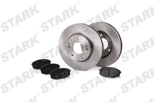 Stark SKBK-1090129 Front ventilated brake discs with pads, set SKBK1090129: Buy near me in Poland at 2407.PL - Good price!