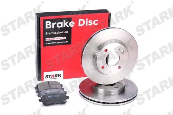 Stark SKBK-1090237 Front ventilated brake discs with pads, set SKBK1090237: Buy near me in Poland at 2407.PL - Good price!