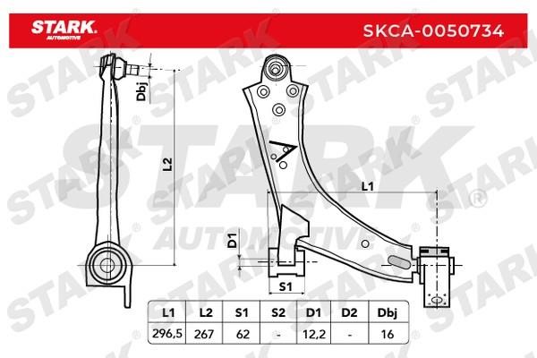 Stark SKCA-0050734 Track Control Arm SKCA0050734: Buy near me in Poland at 2407.PL - Good price!