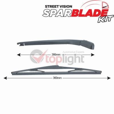TopLight TRA-M13O1 Wiper Arm Set, window cleaning TRAM13O1: Buy near me in Poland at 2407.PL - Good price!