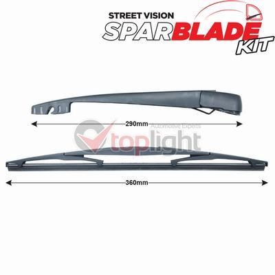 TopLight TRA-S12F2 Wiper Arm Set, window cleaning TRAS12F2: Buy near me in Poland at 2407.PL - Good price!