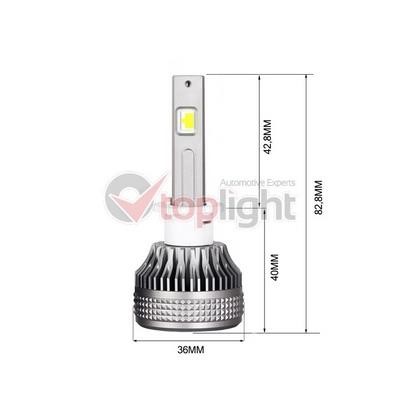 Lampa halogenowa 12V H3 55W TopLight 507403