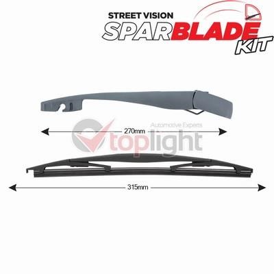 TopLight TRA-S13L2 Wiper Arm Set, window cleaning TRAS13L2: Buy near me in Poland at 2407.PL - Good price!