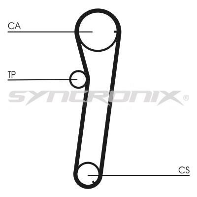 SYNCRONIX SY110740 Timing Belt Kit SY110740: Buy near me in Poland at 2407.PL - Good price!