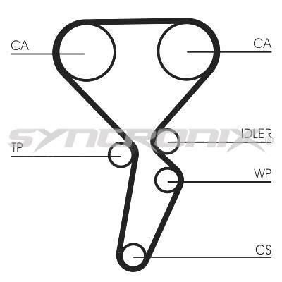 SYNCRONIX SY4101179 Timing Belt Kit SY4101179: Buy near me in Poland at 2407.PL - Good price!