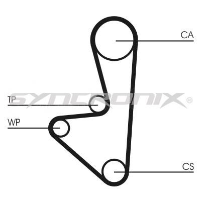 SYNCRONIX SY110718 Timing Belt Kit SY110718: Buy near me in Poland at 2407.PL - Good price!