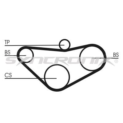 SYNCRONIX SY110800 Timing Belt Kit SY110800: Buy near me in Poland at 2407.PL - Good price!