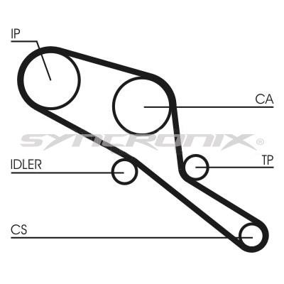 SYNCRONIX SY0550N Timing belt SY0550N: Buy near me in Poland at 2407.PL - Good price!