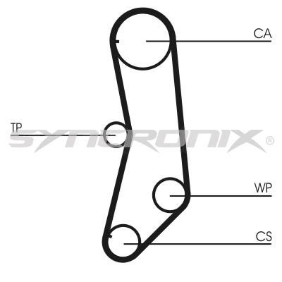 SYNCRONIX SY110997 Timing Belt Kit SY110997: Buy near me in Poland at 2407.PL - Good price!