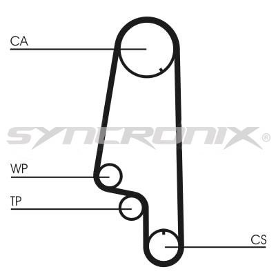 SYNCRONIX SY110846 Timing Belt Kit SY110846: Buy near me in Poland at 2407.PL - Good price!