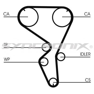 SYNCRONIX SY1101101 Timing Belt Kit SY1101101: Buy near me in Poland at 2407.PL - Good price!