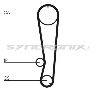 SYNCRONIX SY0569N Timing belt SY0569N: Buy near me in Poland at 2407.PL - Good price!