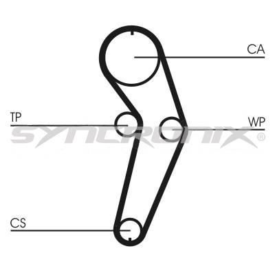 SYNCRONIX SY310988 Timing Belt Kit SY310988: Buy near me in Poland at 2407.PL - Good price!