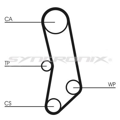 SYNCRONIX SY110503 Timing Belt Kit SY110503: Buy near me in Poland at 2407.PL - Good price!