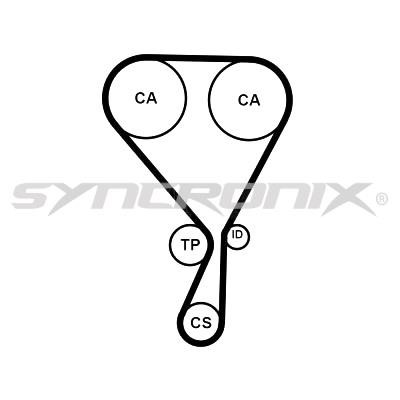 SYNCRONIX SY1188N Timing belt SY1188N: Buy near me in Poland at 2407.PL - Good price!
