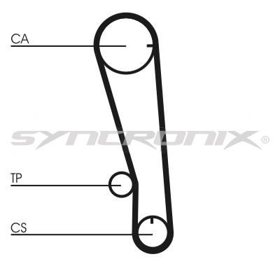 SYNCRONIX SY0665N Timing belt SY0665N: Buy near me in Poland at 2407.PL - Good price!
