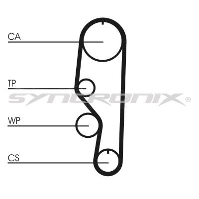 SYNCRONIX SY0557N Timing belt SY0557N: Buy near me in Poland at 2407.PL - Good price!