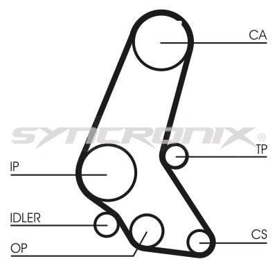 SYNCRONIX SY410748 Timing Belt Kit SY410748: Buy near me in Poland at 2407.PL - Good price!
