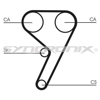 SYNCRONIX SY510881 Timing Belt Kit SY510881: Buy near me in Poland at 2407.PL - Good price!