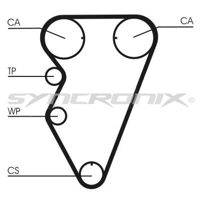 SYNCRONIX SY110974 Timing Belt Kit SY110974: Buy near me in Poland at 2407.PL - Good price!