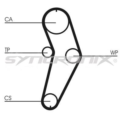 SYNCRONIX SY110709 Timing Belt Kit SY110709: Buy near me in Poland at 2407.PL - Good price!