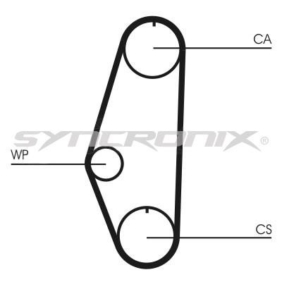 SYNCRONIX SY0629N Timing belt SY0629N: Buy near me in Poland at 2407.PL - Good price!