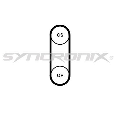 SYNCRONIX SY1218N Timing belt SY1218N: Buy near me in Poland at 2407.PL - Good price!