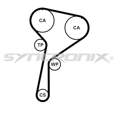 SYNCRONIX SY1101184 Timing Belt Kit SY1101184: Buy near me in Poland at 2407.PL - Good price!