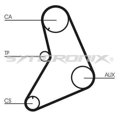 SYNCRONIX SY110687 Комплект ремня ГРМ SY110687: Отличная цена - Купить в Польше на 2407.PL!