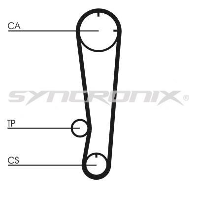 SYNCRONIX SY110738 Timing Belt Kit SY110738: Buy near me in Poland at 2407.PL - Good price!