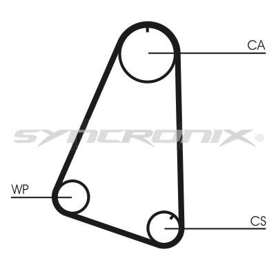 SYNCRONIX SY0504N Timing belt SY0504N: Buy near me in Poland at 2407.PL - Good price!