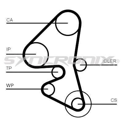 SYNCRONIX SY4101162 Timing Belt Kit SY4101162: Buy near me in Poland at 2407.PL - Good price!