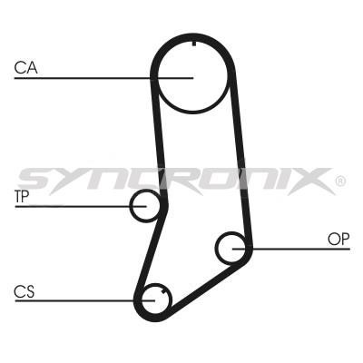 SYNCRONIX SY210594 Timing Belt Kit SY210594: Buy near me in Poland at 2407.PL - Good price!