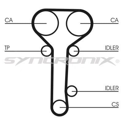 SYNCRONIX SY210978 Timing Belt Kit SY210978: Buy near me in Poland at 2407.PL - Good price!