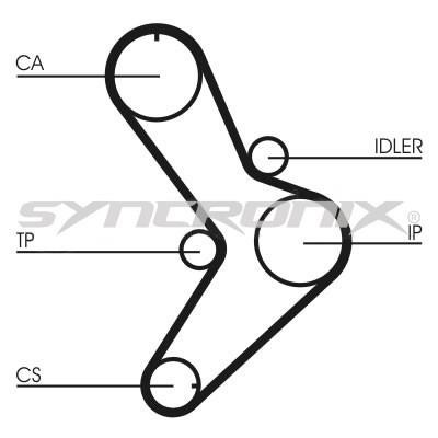 SYNCRONIX SY110731 Timing Belt Kit SY110731: Buy near me in Poland at 2407.PL - Good price!