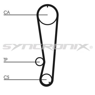 SYNCRONIX SY110788 Timing Belt Kit SY110788: Buy near me in Poland at 2407.PL - Good price!