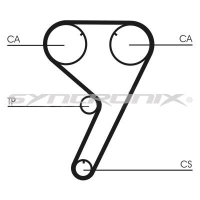 SYNCRONIX SY310608 Timing Belt Kit SY310608: Buy near me in Poland at 2407.PL - Good price!